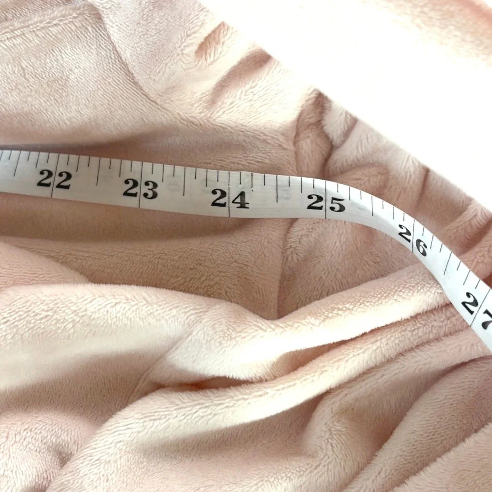 Pottery Barn Teen Soft Plush Fuzzy‎ Robe Cozy Pink S/M Fully Lined Warm